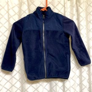 5T Children’s Place fleece jacket with pockets navy